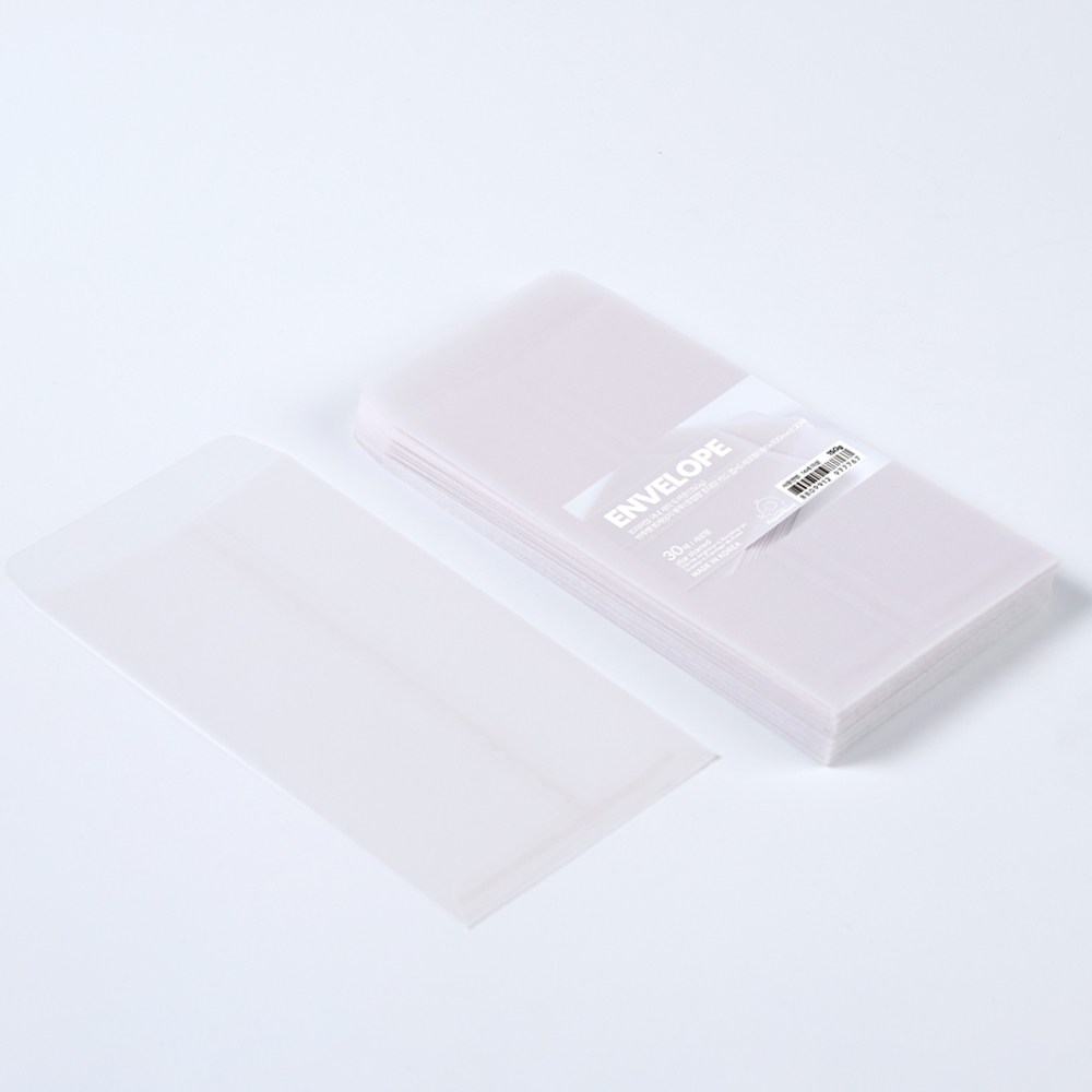 PaperPhant 프리미엄 국내 제작 두꺼운(150g) 반투명 트레싱지 봉투 13,000원