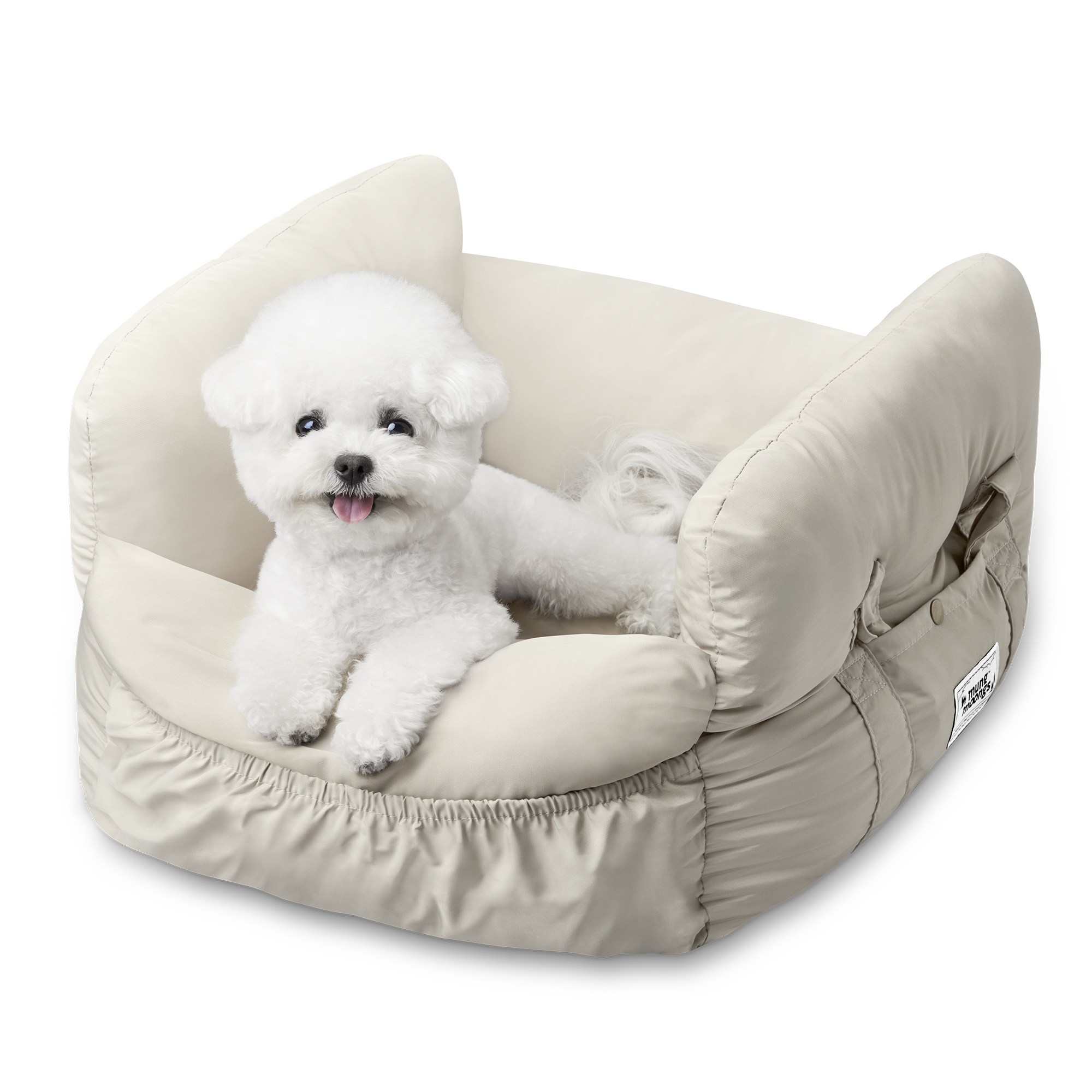 멍뭉스 강아지 더블범퍼 카시트, 베이지, 1개 64,500원