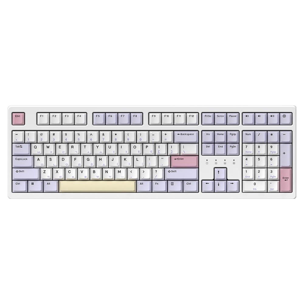 한성컴퓨터 염료승화 8K 4K 가스켓 유무선 기계식 키보드 MOON LIGHT 35g, PURPLE HEART, TFG Cloud Max CF, 제조사축 99,000원