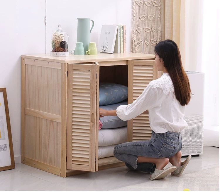 낮은 이불장 키작은 안방장 빈티지 장롱 수납 펜션 사물함 원목 252,500원