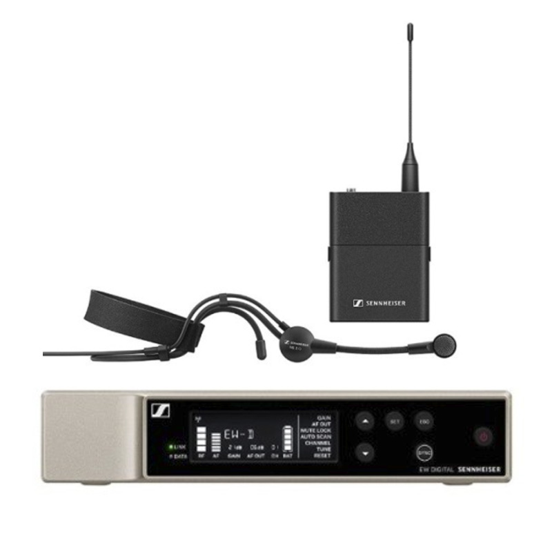 젠하이저 무선마이크 EW-D ME3 900 Mhz 헤드셋 마이크 세트 [국내 젠하이저 공식 대리점] 당일출고 1,400,000원