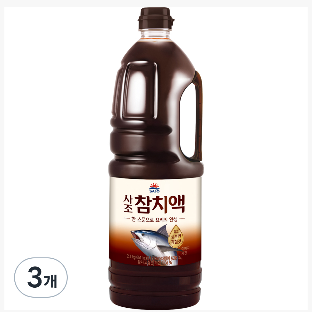 사조 참치액, 2.1kg, 3개 38,900원