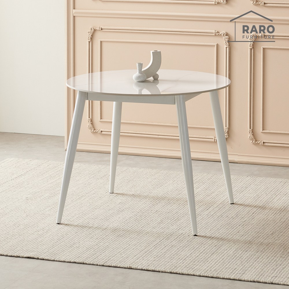 라로퍼니처 조이 900 유광 원형 포세린 통 세라믹 식탁 단품, 단일색상 99,000원