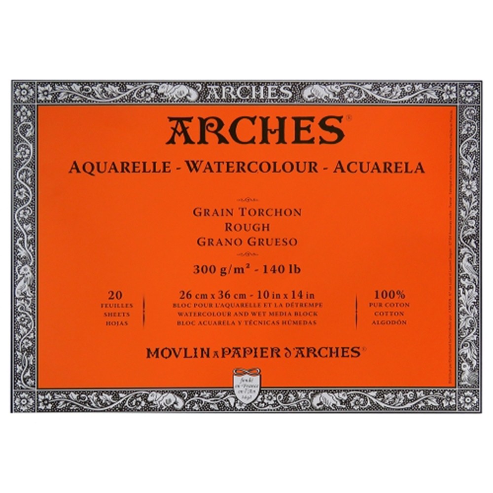 캔손 아르쉬 황목 300g 수채패드 26X36cm 20매 70,000원