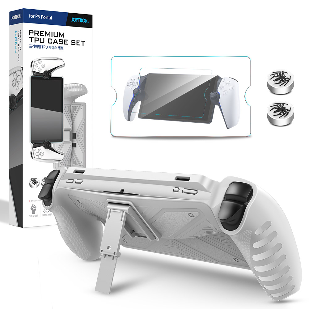 조이트론 PS포탈 프리미엄 TPU 케이스+9H필름+스틱캡2P 세트 9,800원