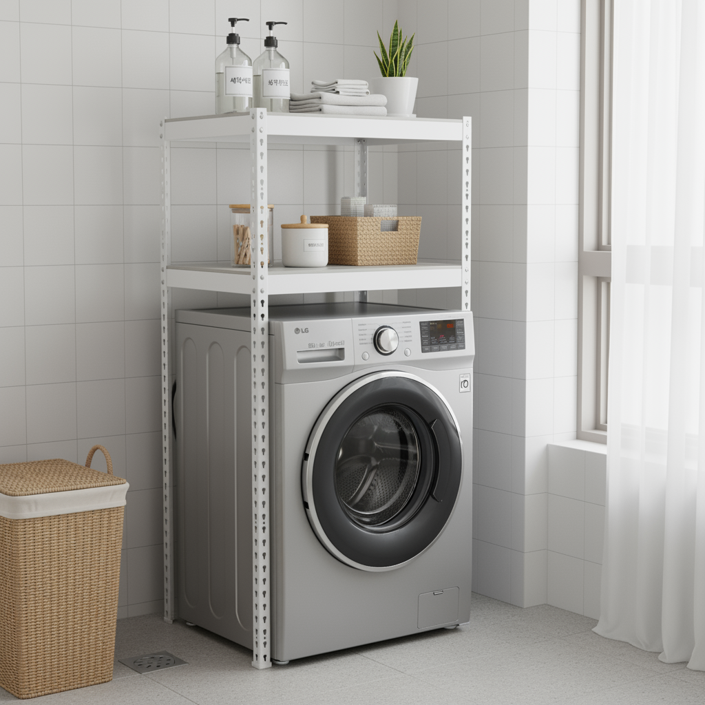 믿음직한 국내산 위너랙 세탁기선반 위 건조기선반 통돌이세탁기 드럼세탁기 79,950원