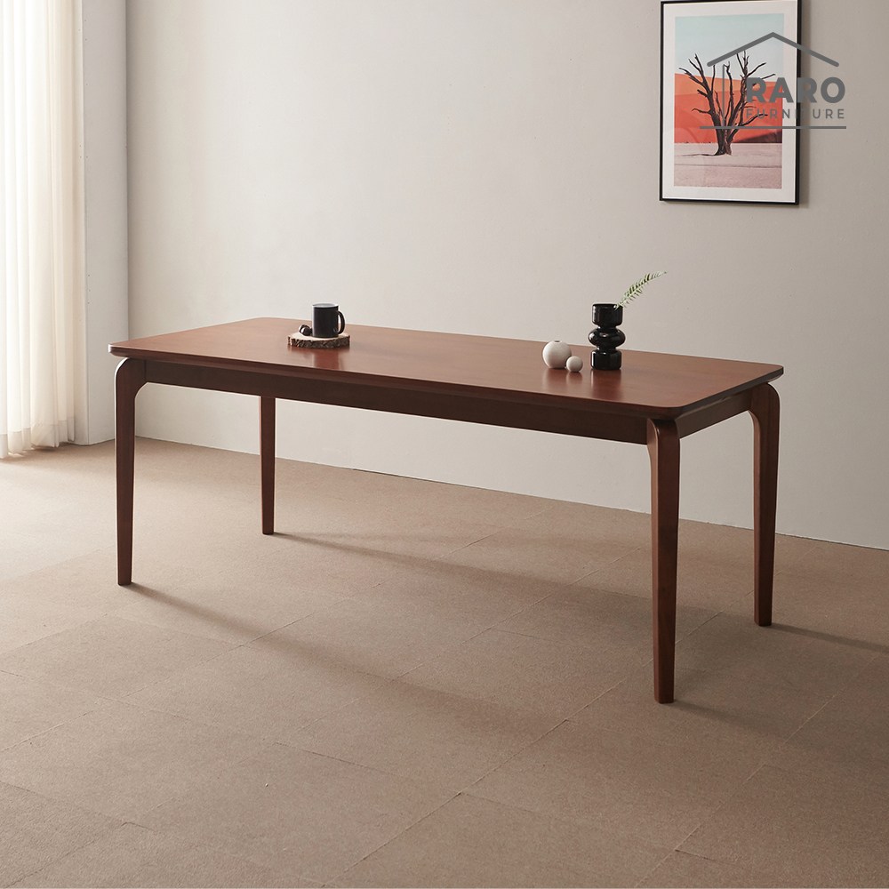 라로퍼니처 라인 1900 참죽나무 원목 6인 식탁 세트 340,000원