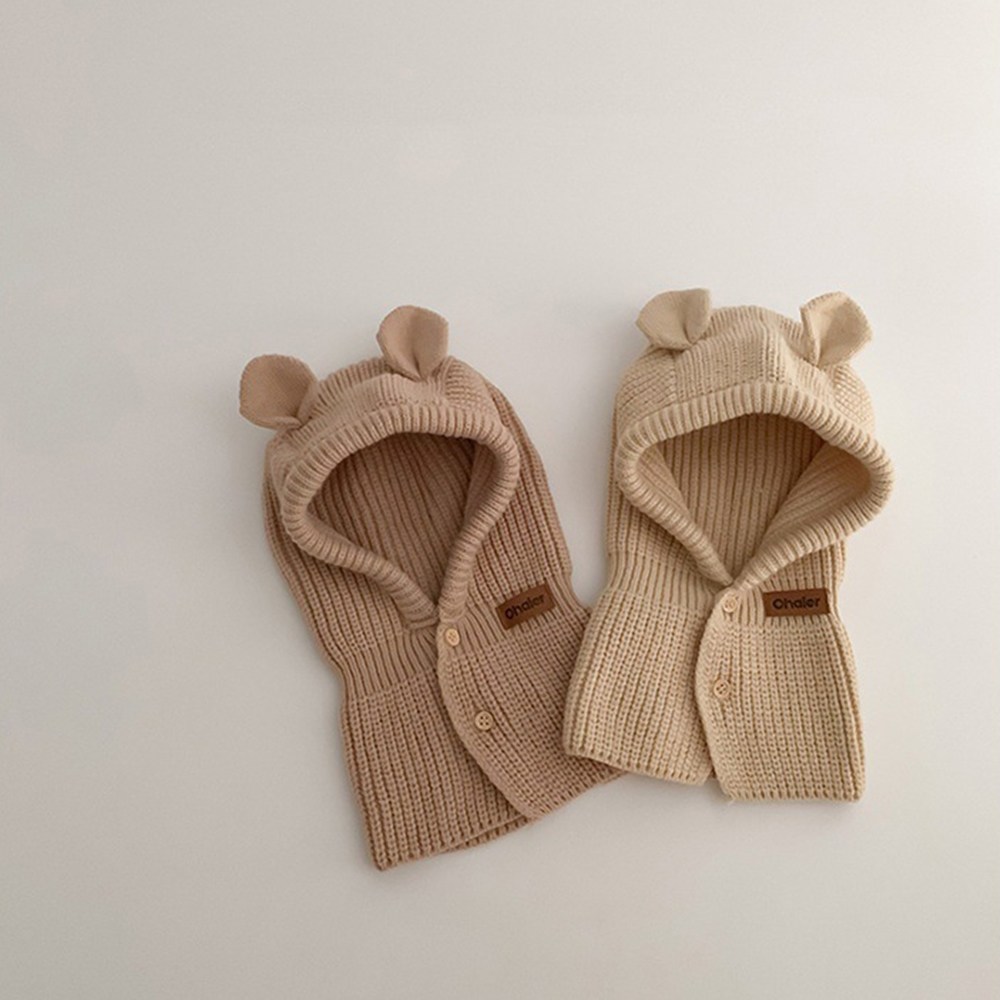 니트 베어 키즈 바라클라바 아동용 곰돌이 후드 넥워머 19,800원