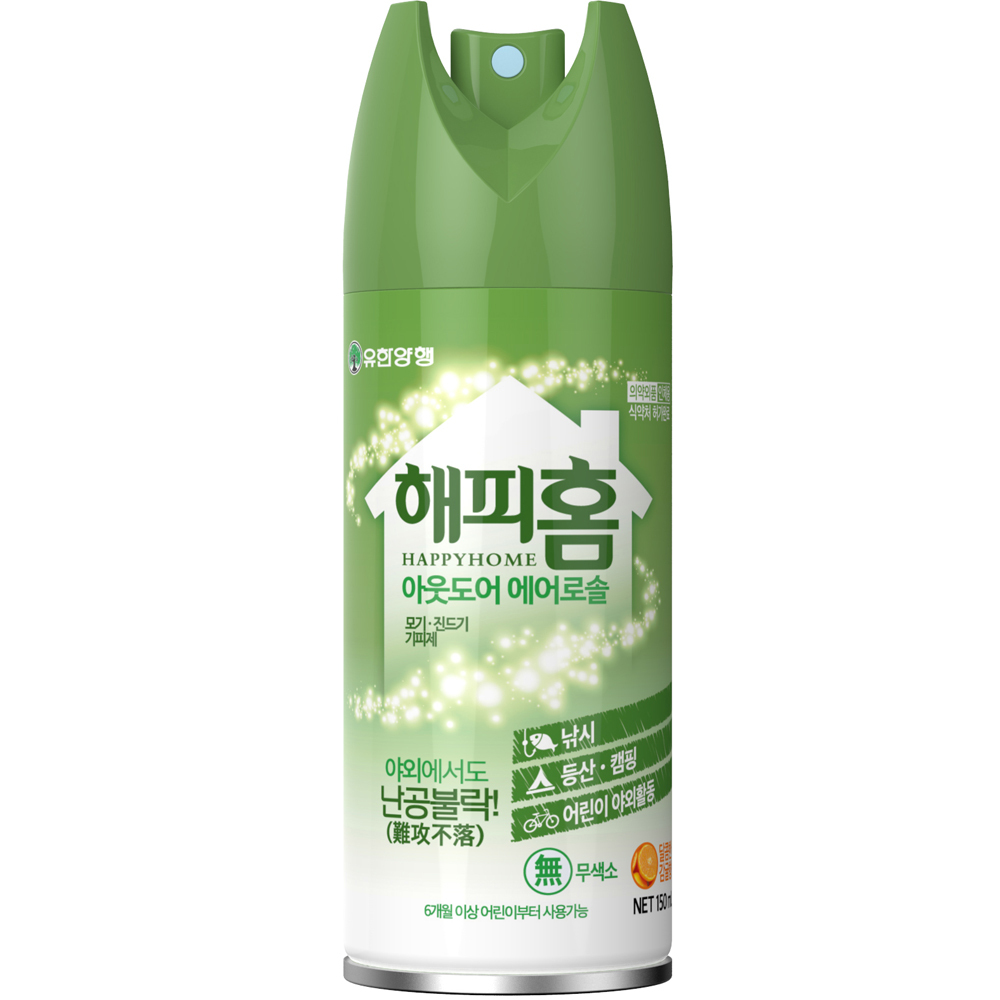 해피홈 아웃도어 에어로솔, 150ml, 1개 5,480원