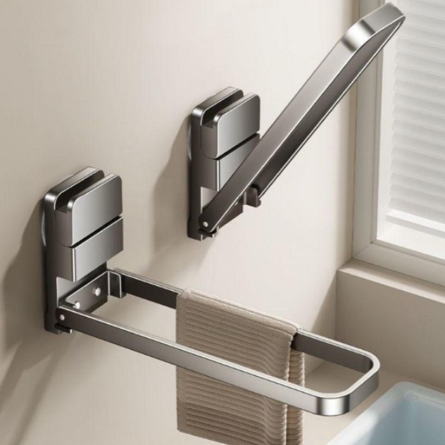 모와다온 무타공 접이식 행주걸이, 1개, 그레이 14,000원