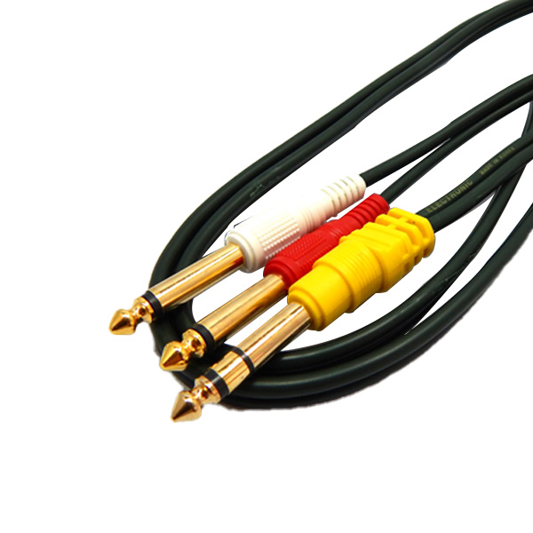 해밀전자 고급형 스테레오 앰프 스피커 ST 5.5-2 모노 5.5 오디오 케이블 1.5M, ML06, 혼합색상 9,000원