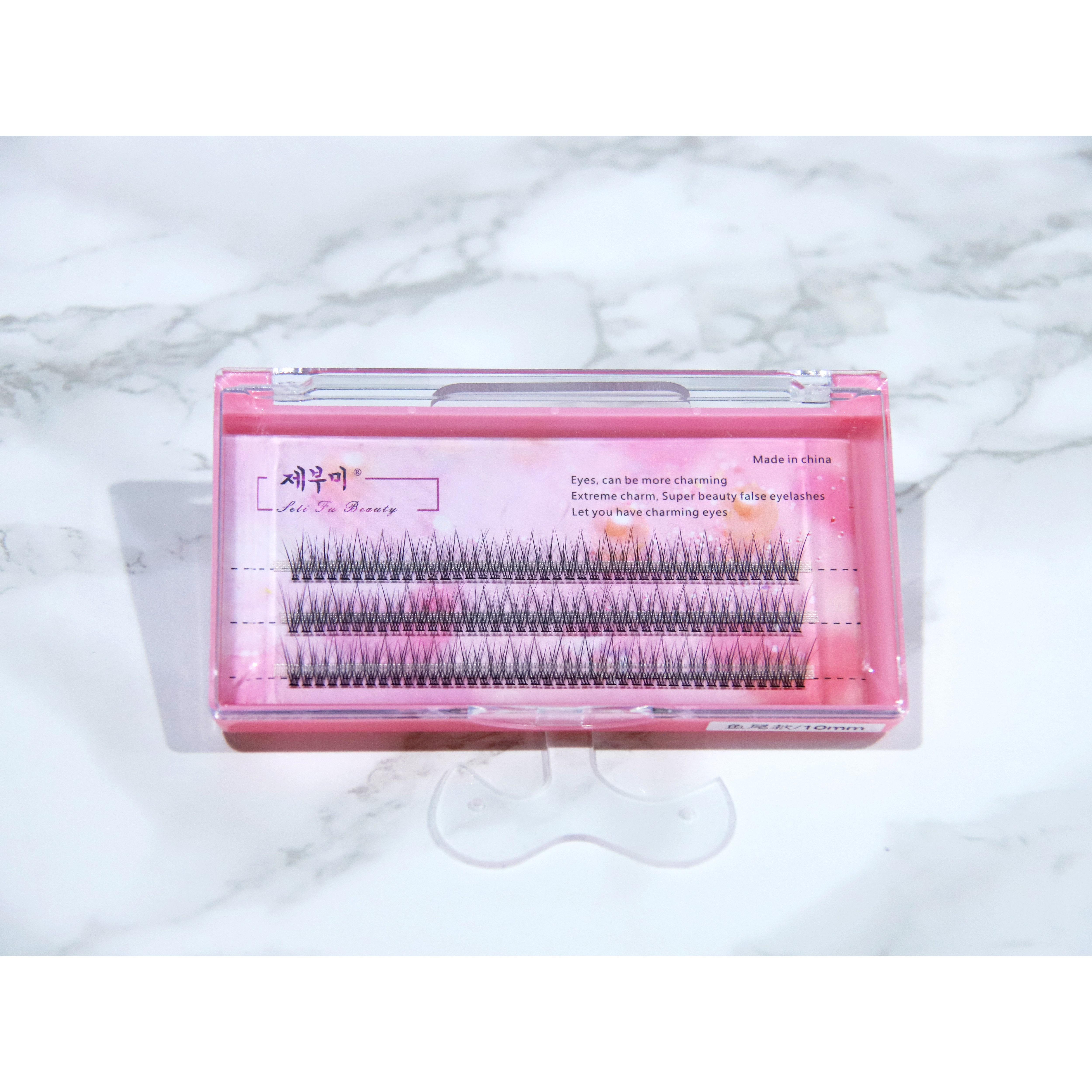 V형 가닥 속눈썹, 1개, 11mm 3,300원