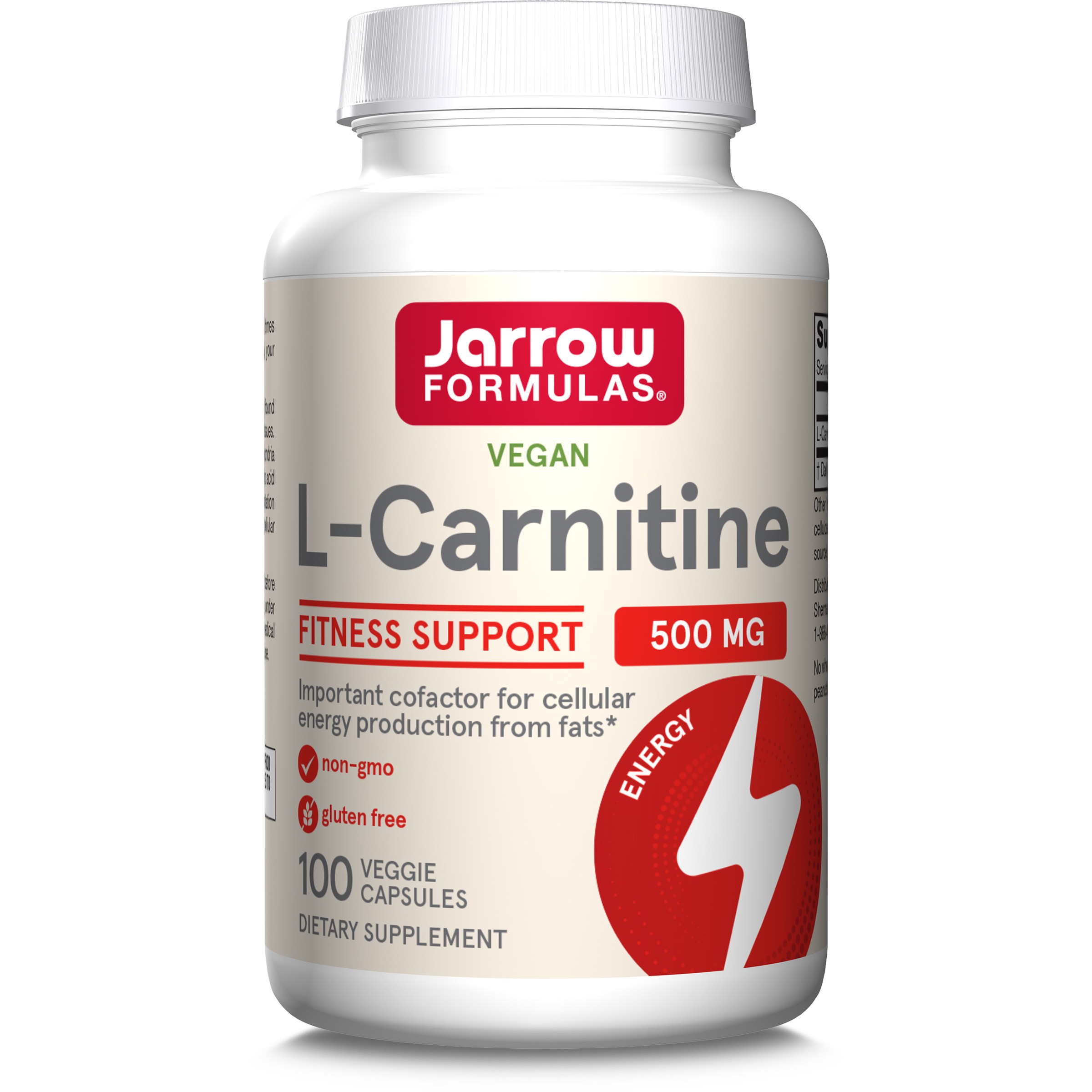 Jarrow Formulas L-Carnitine Tartrate 자로우 포뮬러스 L-카르니틴 50mg 100베지캡슐, 100정, 1개 42,270원