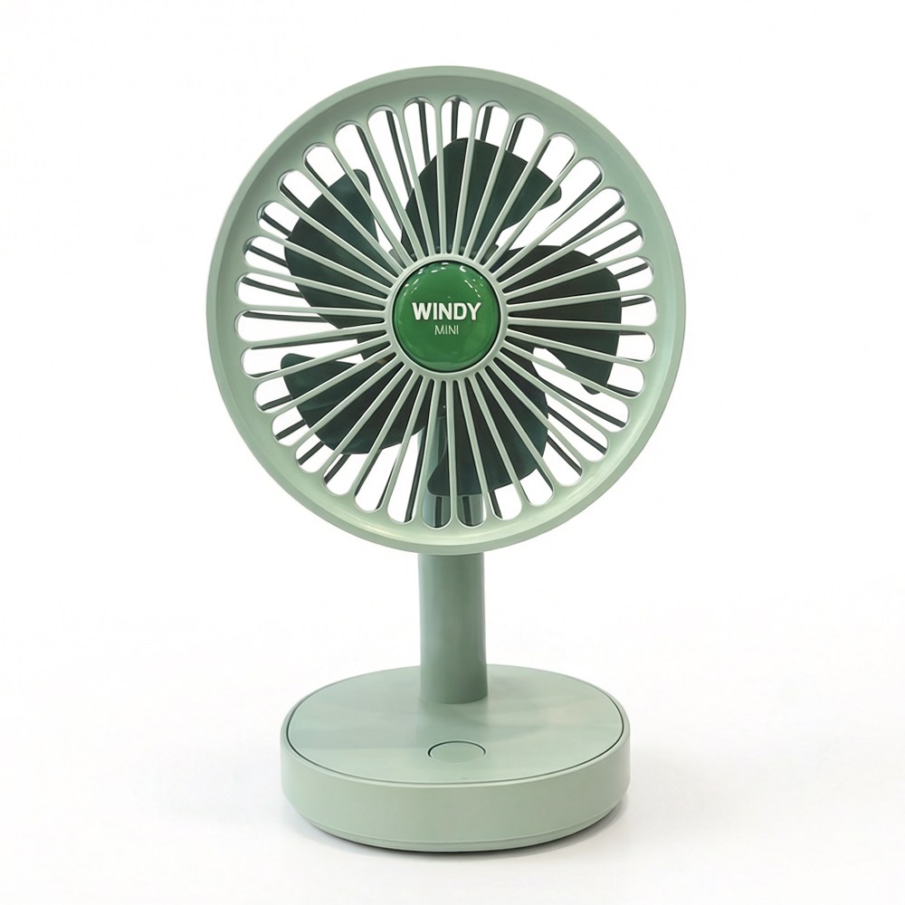 위니미니 무선 탁상용 선풍기 저소음 BLDC 무드등, 그린 12,600원