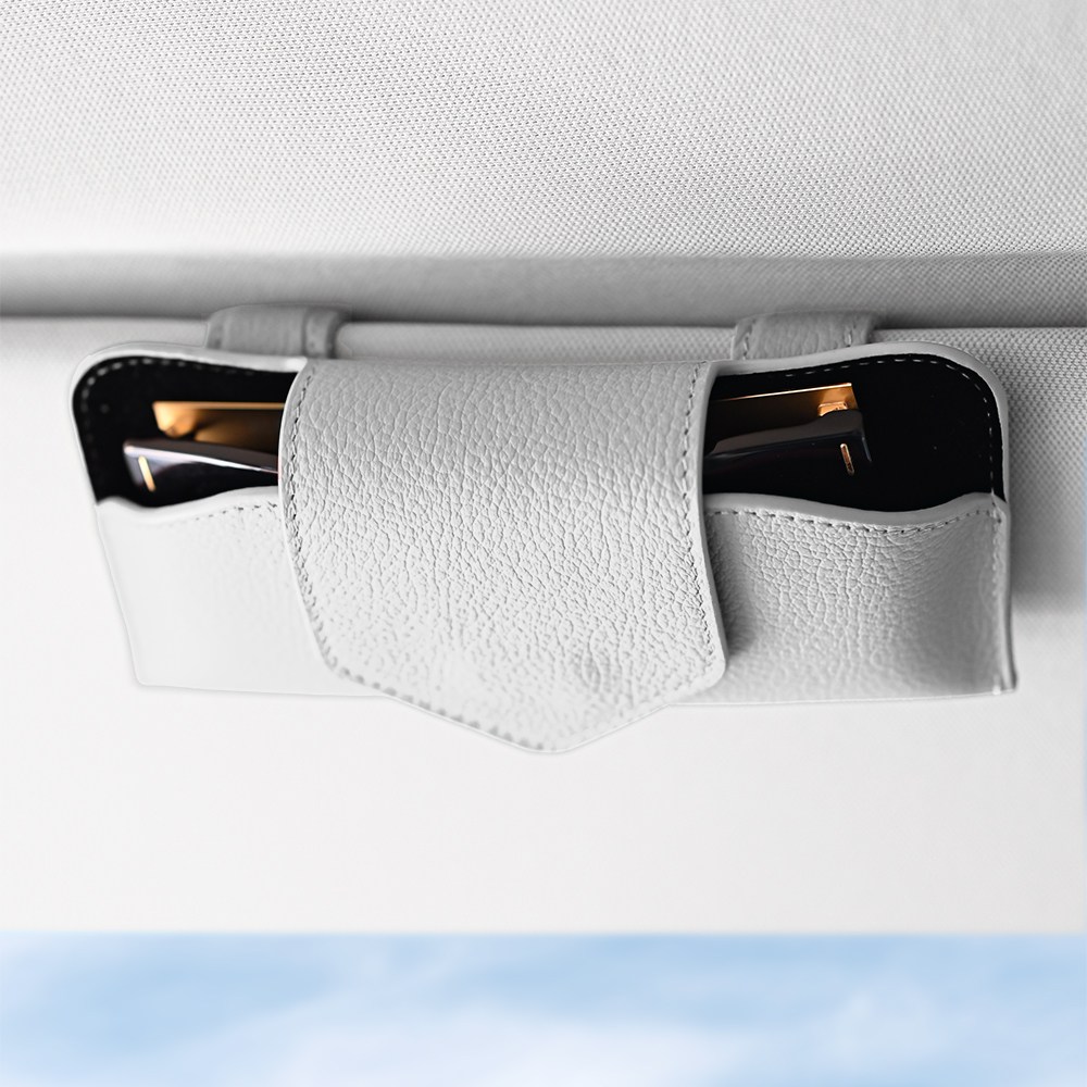 모두달라 차량용 가죽 선글라스 케이스, 그레이, 1개 16,800원