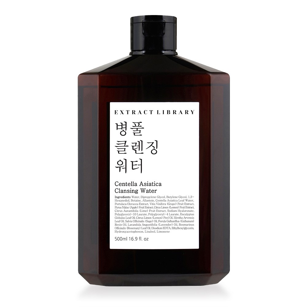 엑스트랙트라이브러리 병풀 클렌징워터, 1개, 500ml 13,000원