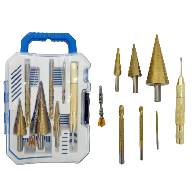 준성유통 스텝드릴 홀쏘 8종 자동센터펀치 자석비트 드릴3종 다용도 호환 케이스 모듬, 1개 16,900원