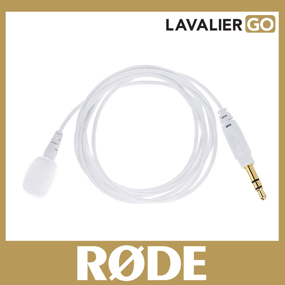 로데 [RODE] 로데 Lavalier GO 라발리에 고 핀마이크 (화이트) 114,000원