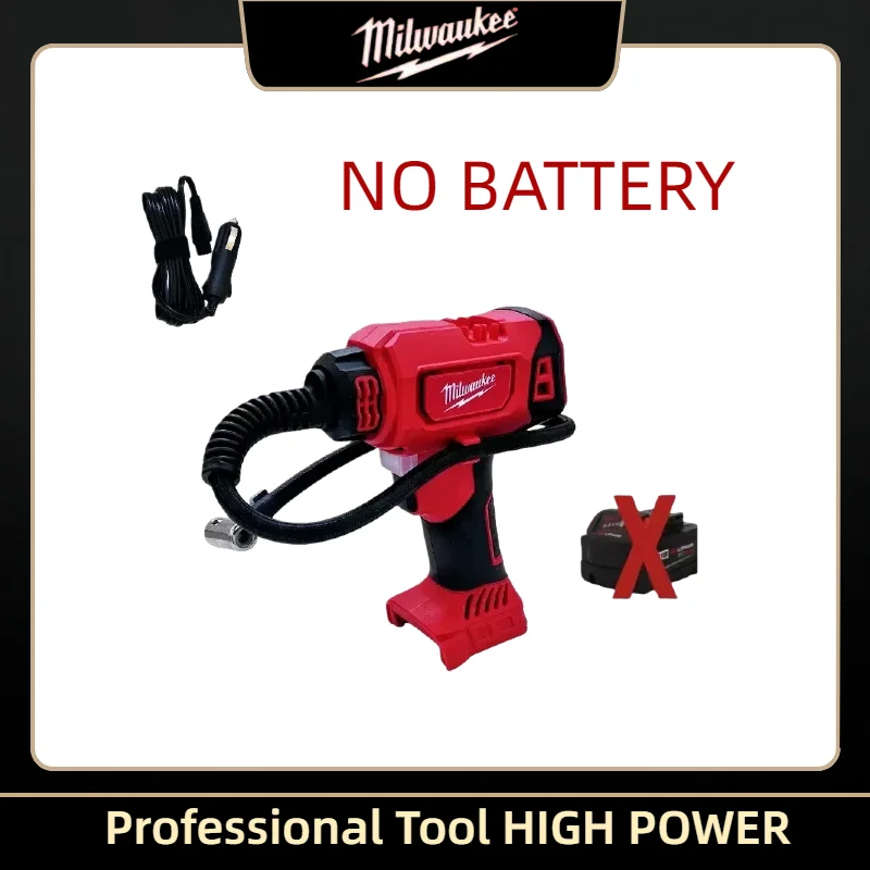 밀워키 무선 전기 에어 펌프 휴대용 컴프레서 충전식 자동차 타이어 인플레이터 64,700원