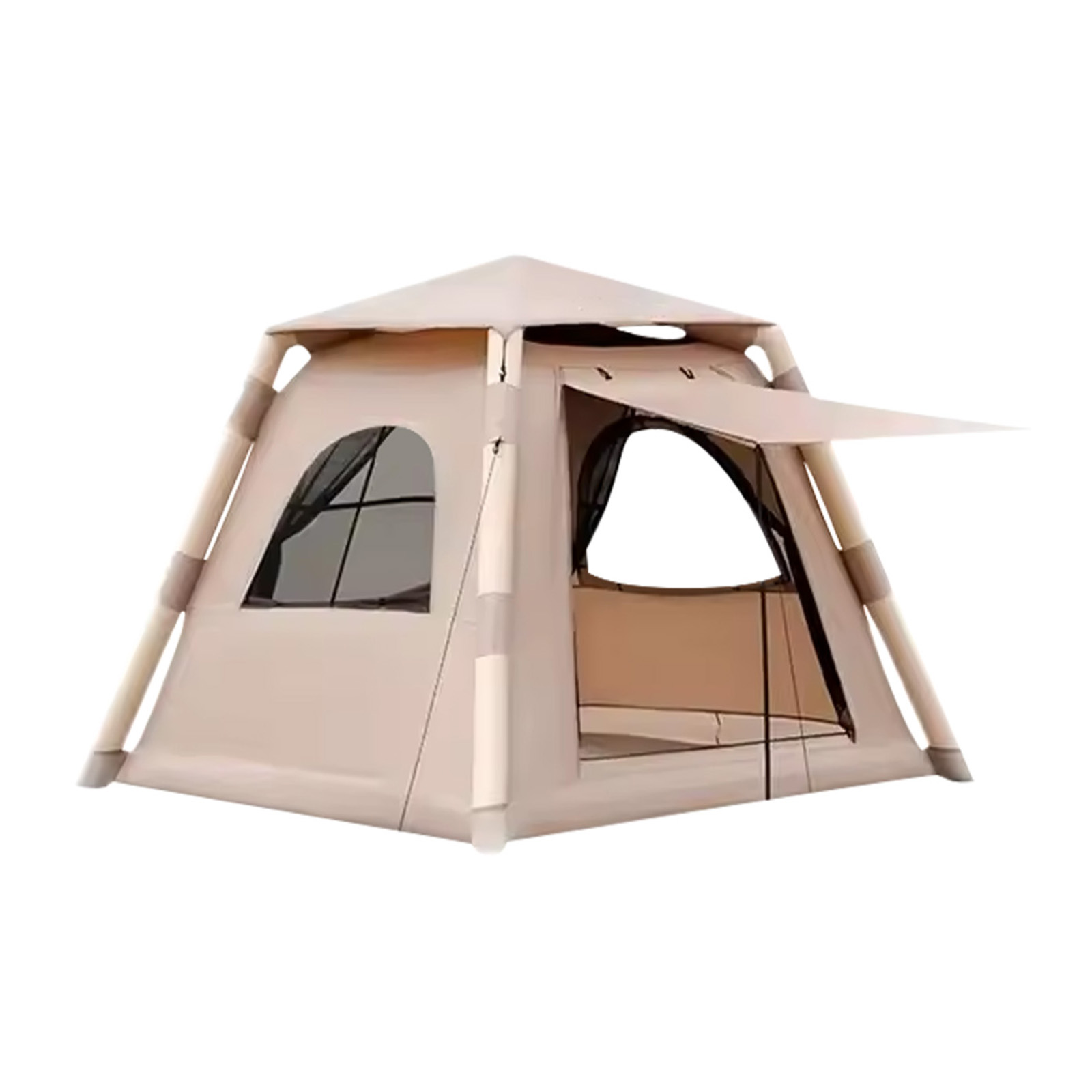 에어텐트 캠핑텐트 2인용 에어텐트 리빙쉘텐트, 카키색 200,000원