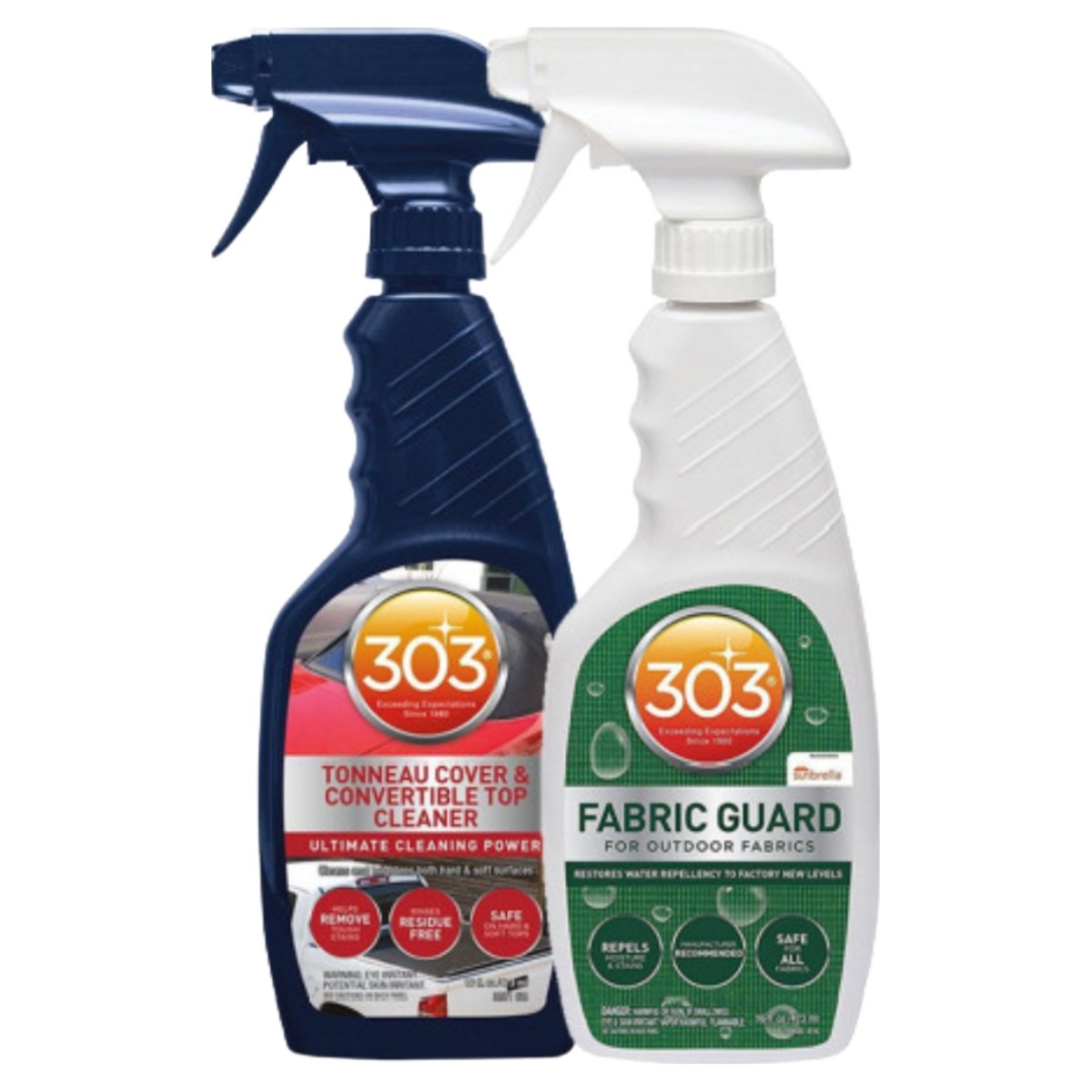 303 컨버터블 소프트탑 관리 세정 발수코팅 세차 세트 (탑 클리너+패브릭가드코팅제, 1세트 48,600원