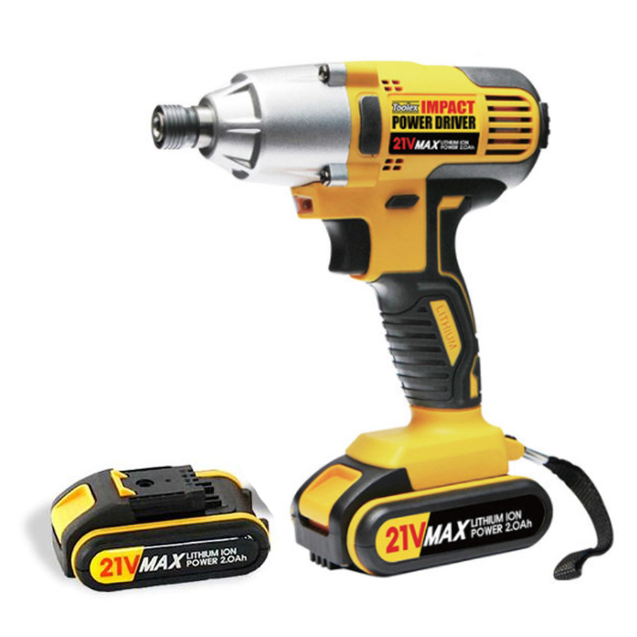 툴렉스 충전 임팩드라이버 21V 2.0Ah + 배터리 2p, 1세트 108,000원