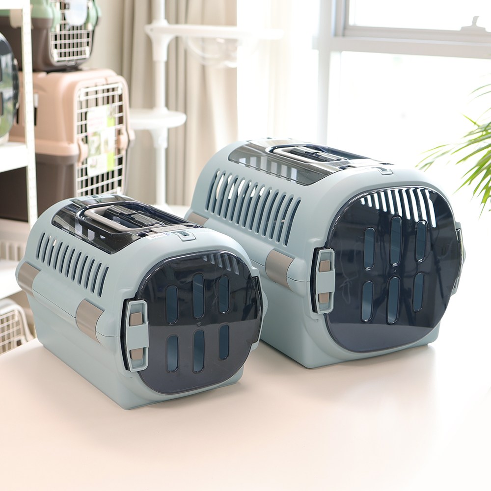 릿첼 파인켄넬 강아지 고양이 이동장 더블도어 케이지, 미스티블루, 1개 67,200원