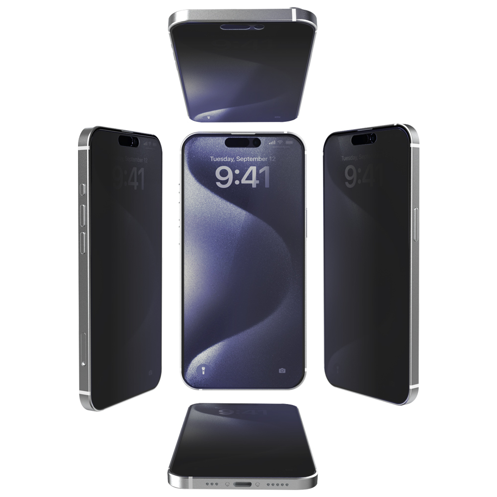 아이쉘 360도 사생활보호 안티 블루라이트 강화유리 아이폰 액정 보호 필름 12,800원