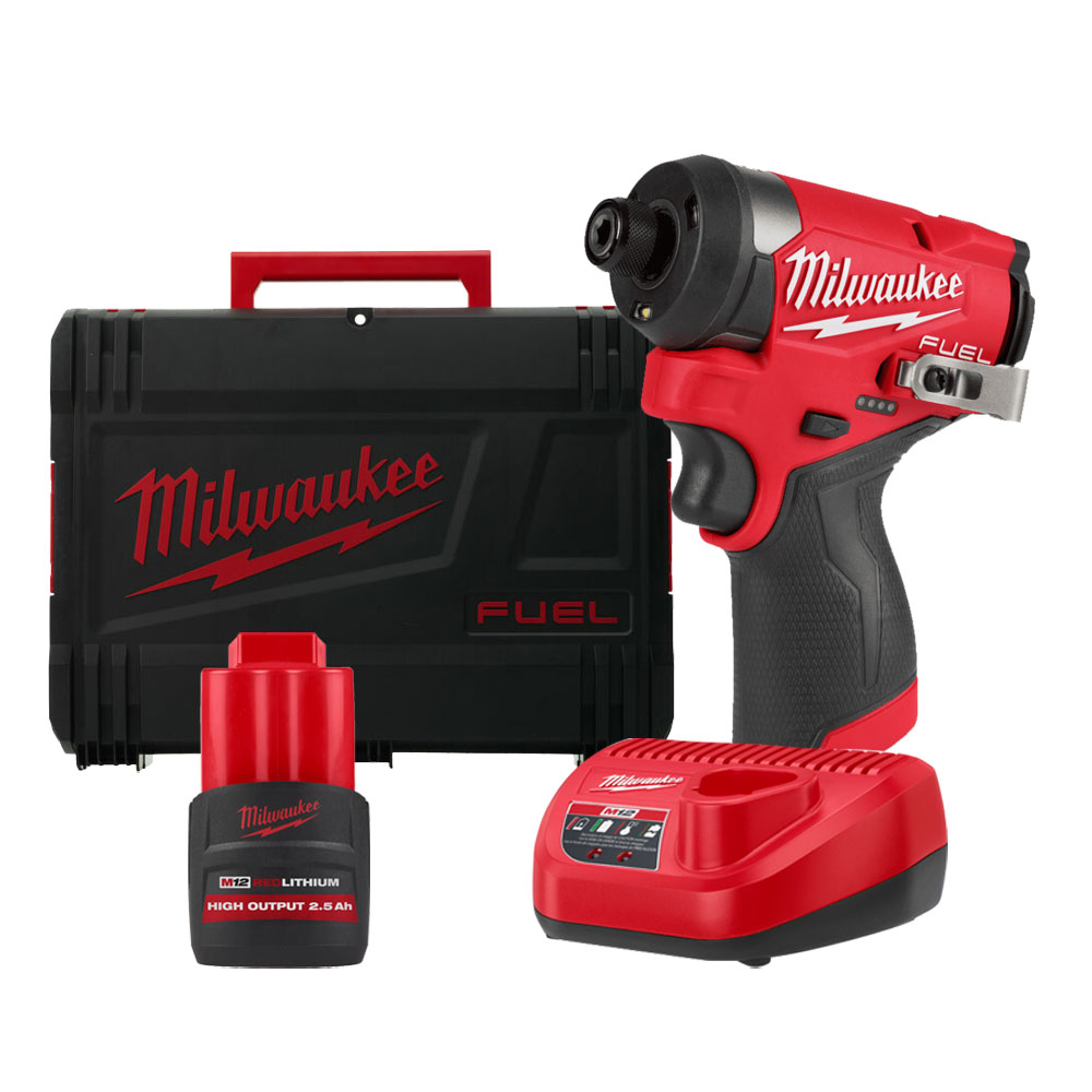 밀워키 M12 FID2-251X 충전 임팩 드라이버 12V 2.5Ah 고출력 배터리 1개 세트, 1개 212,490원