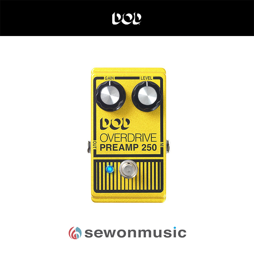 DOD 기타 이펙터 DOD-250 오버드라이브 프리앰프, 1개 159,000원