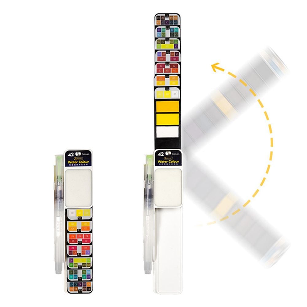 휴대용 고체물감 세트 42색 만 14세 이상 사용 수채화 jwt+117Xz 33,490원