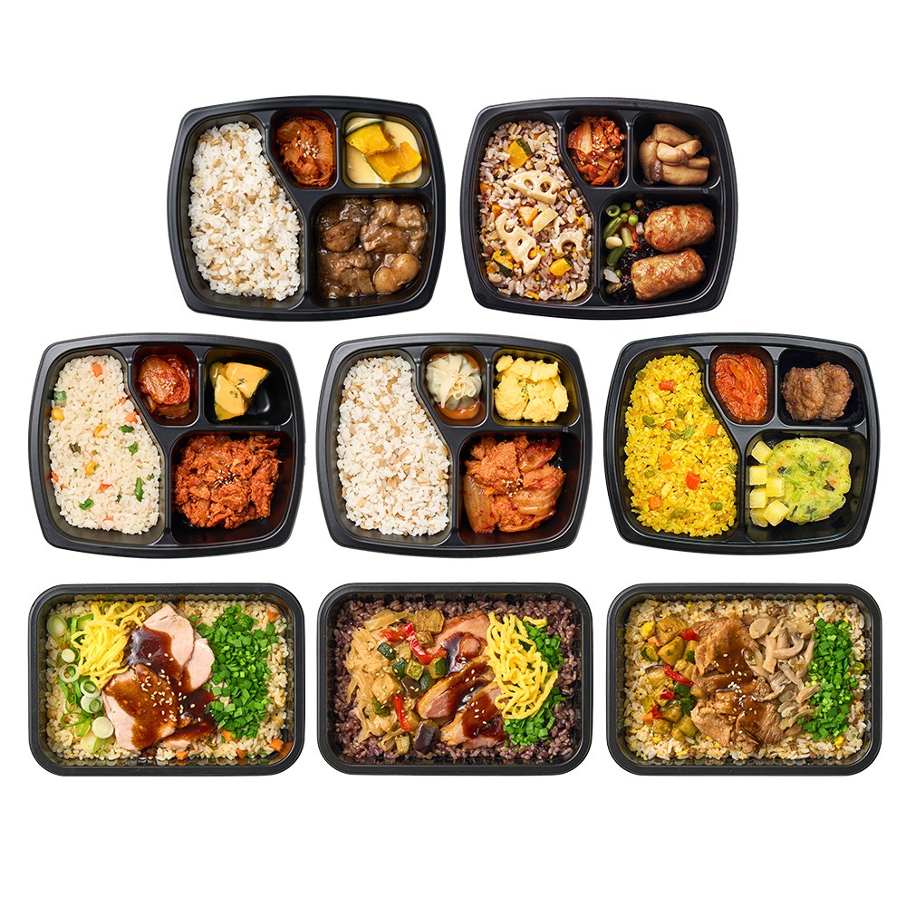 굿스푼 저당 양많은 고기 덮밥 솥밥 도시락 3종+고기반찬 도시락 5종 관리식단 배달 42,900원