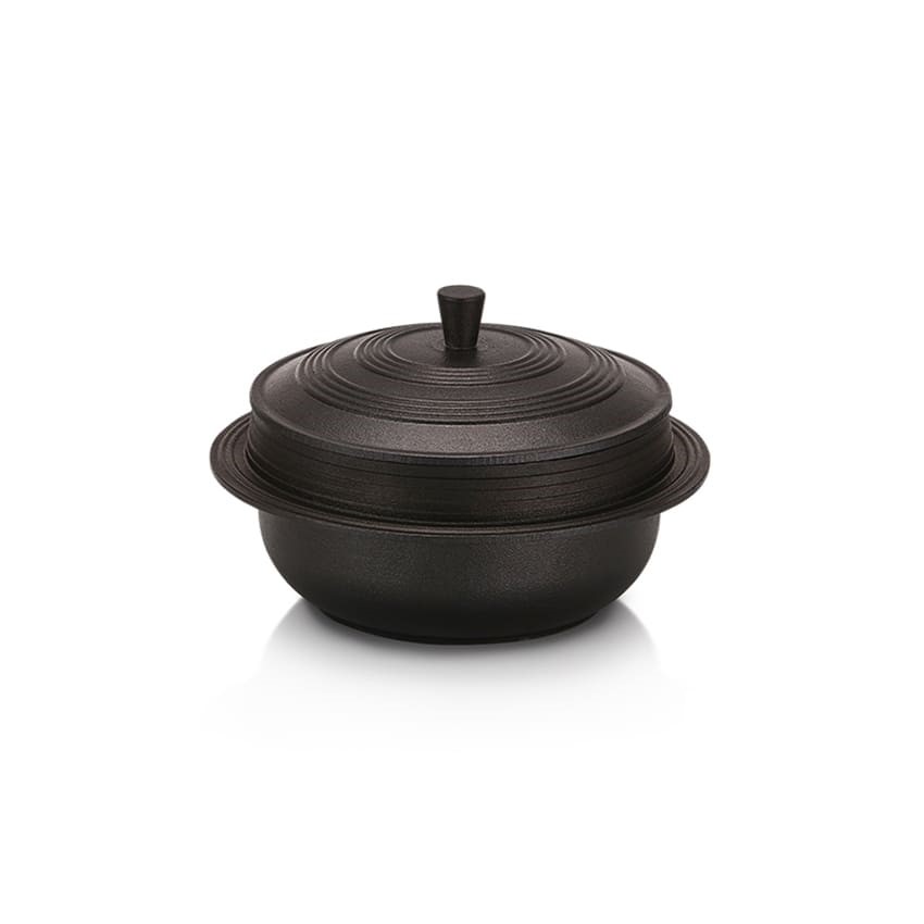 IH 무쇠 가마솥 통주물 코팅 인덕션 솥밥 리빙아트 12cm 33,800원