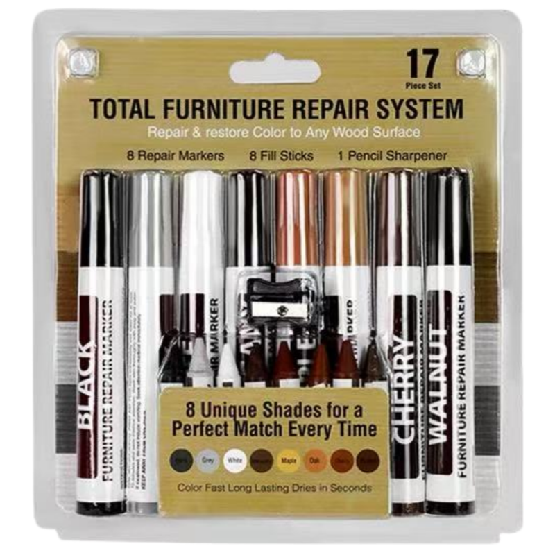 우드 가구 바닥 보수 크레파스 마카펜 흠집 스크래치 찍힘 복원 보수 틈새 메꿈이, 1개 11,100원