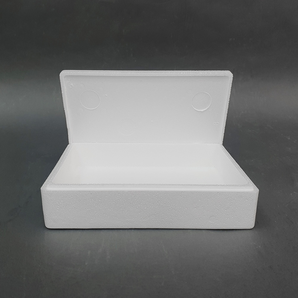 직사각 낮은형 1호 스티로폼박스 아이스박스 포장박스 외경 301X204X77mm, 1개 5,200원