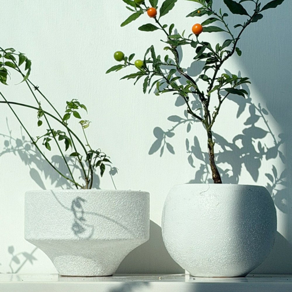 [스튜디오 희목] 무광 도자기 화분 3종 인테리어 분갈이 화분 12,000원