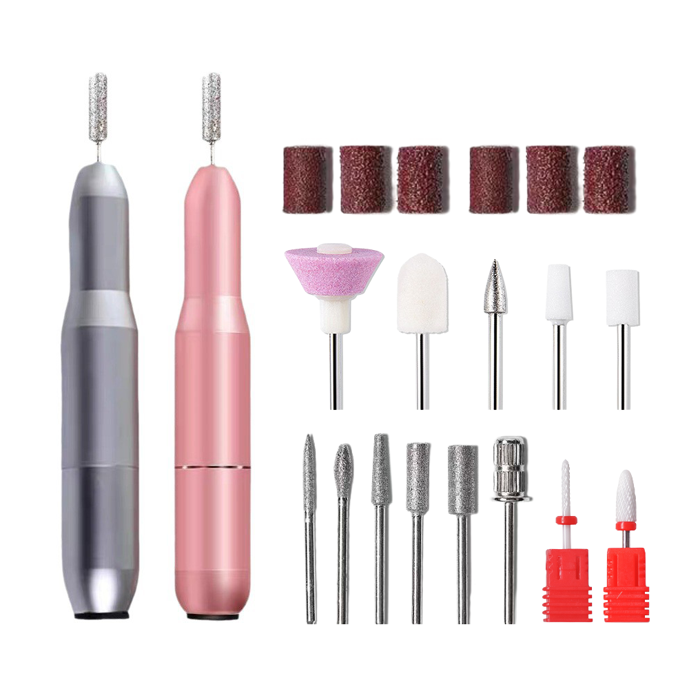 일리마 젤 네일 드릴 전동 네일 케어 관리기 속도 조절 비트 13종 세트, 1세트, 실버 18,800원