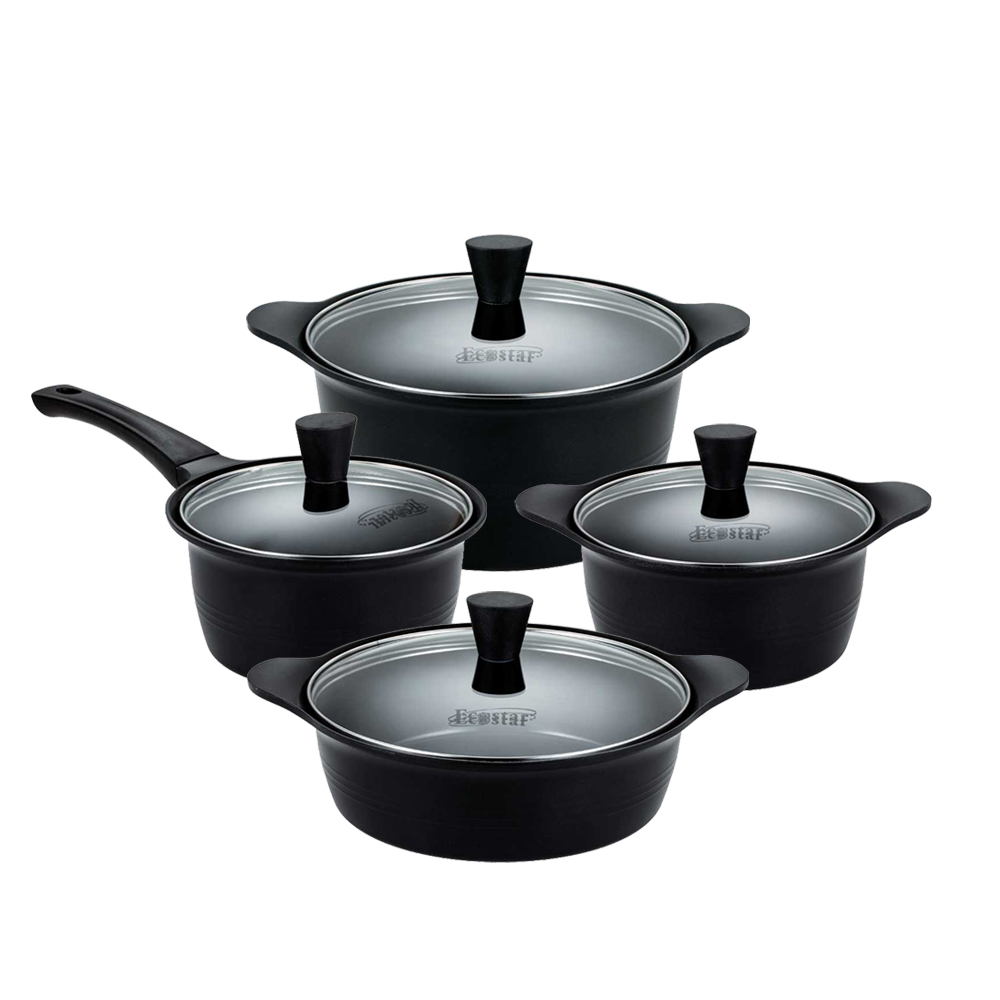 에코스타 블랙핸들 통주물 인덕션 IH 세라믹 4종 냄비세트 18cm편수 + 20cm양수 + 24cm전골 + 24cm곰솥, (18편수+20양수+24전골+26곰솥), 1개 84,900원