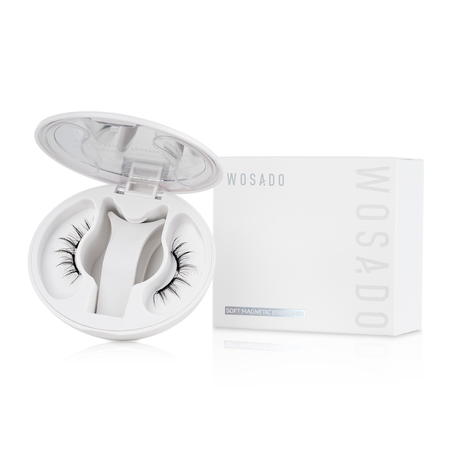 WOSADO N0.14 마그네틱 인조속눈썹 일체형 수납 설계2in1 R-SLM 연자성 기술 고급 노글루 속눈썹 프로스트 블랙, 1개, N0.14 프로스트 블랙 53,800원