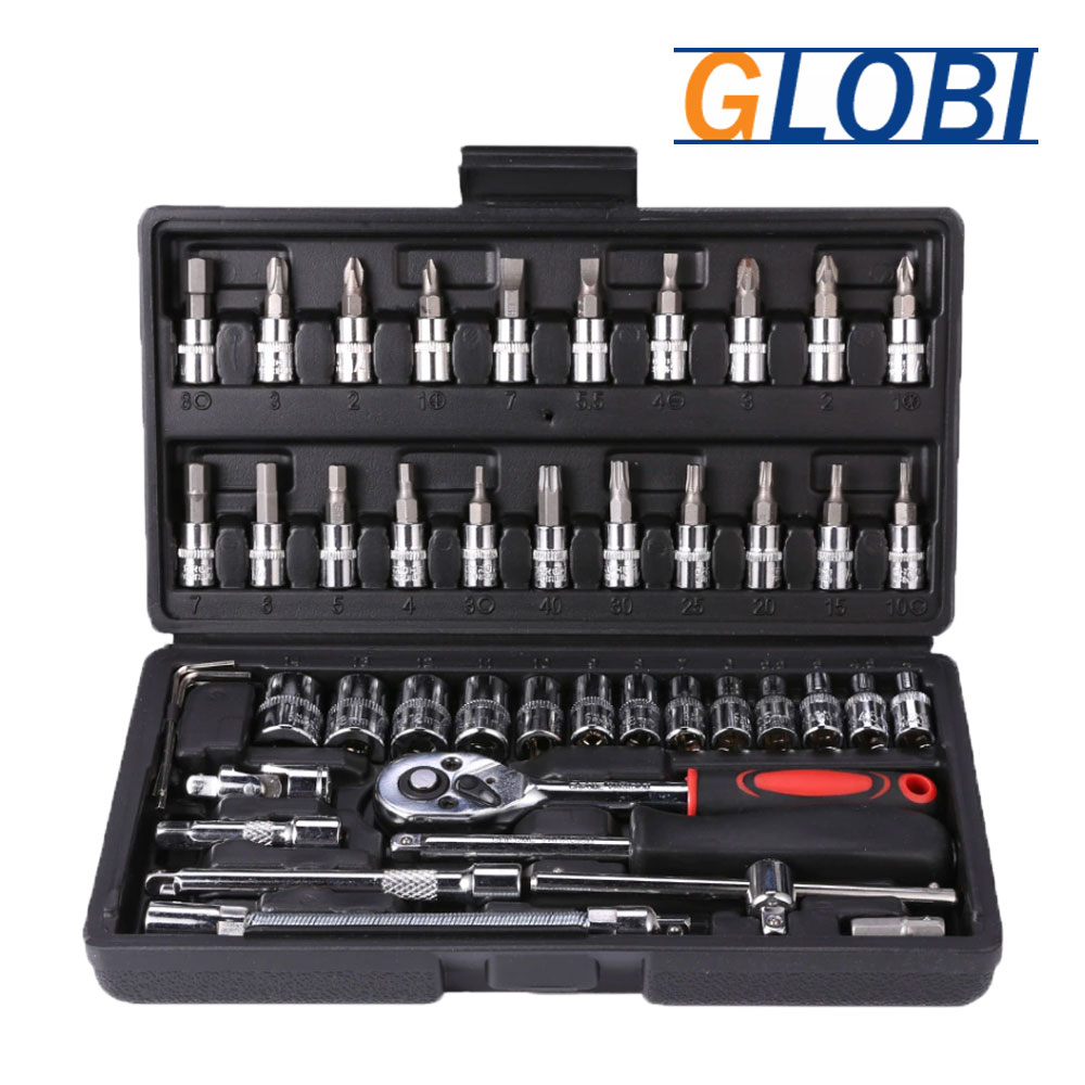 46개 소켓렌치세트 복스알 육각렌치 라쳇핸들 깔깔이, 1개 10,500원