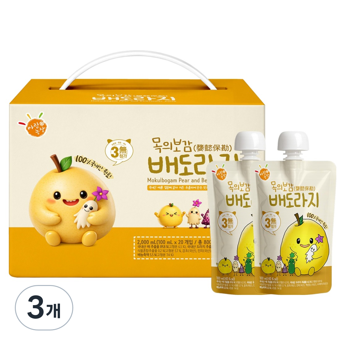 아람농장 목의보감 배도라지즙, 2L, 3개 53,940원