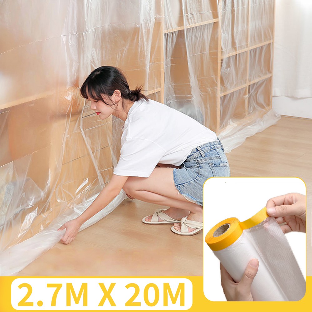 비오누랩 붙이는 대형비닐 덮개 보양 비닐 마스킹 커버링 테이프, 1개 8,900원