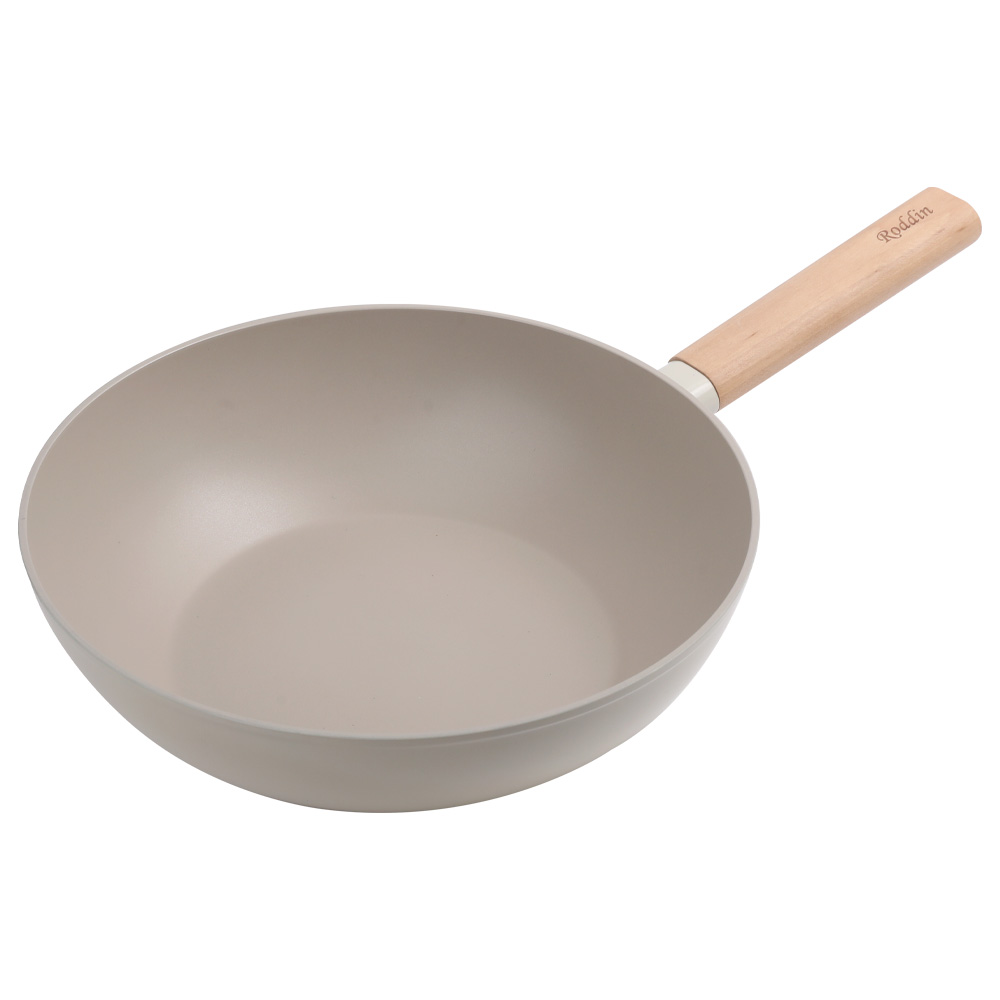 로딘쿡웨어 우디 IH 인덕션 후라이팬 궁중팬 냄비 티타늄코팅 세라믹코팅 우드핸들, 궁중팬28cm, 1개 19,900원