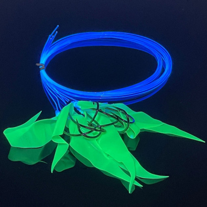 포토리아 넥타이 묶음바늘 야광 우럭바늘 묶음바늘 우럭채비 침선낚시 22호 24호 26호 28호 4,500원