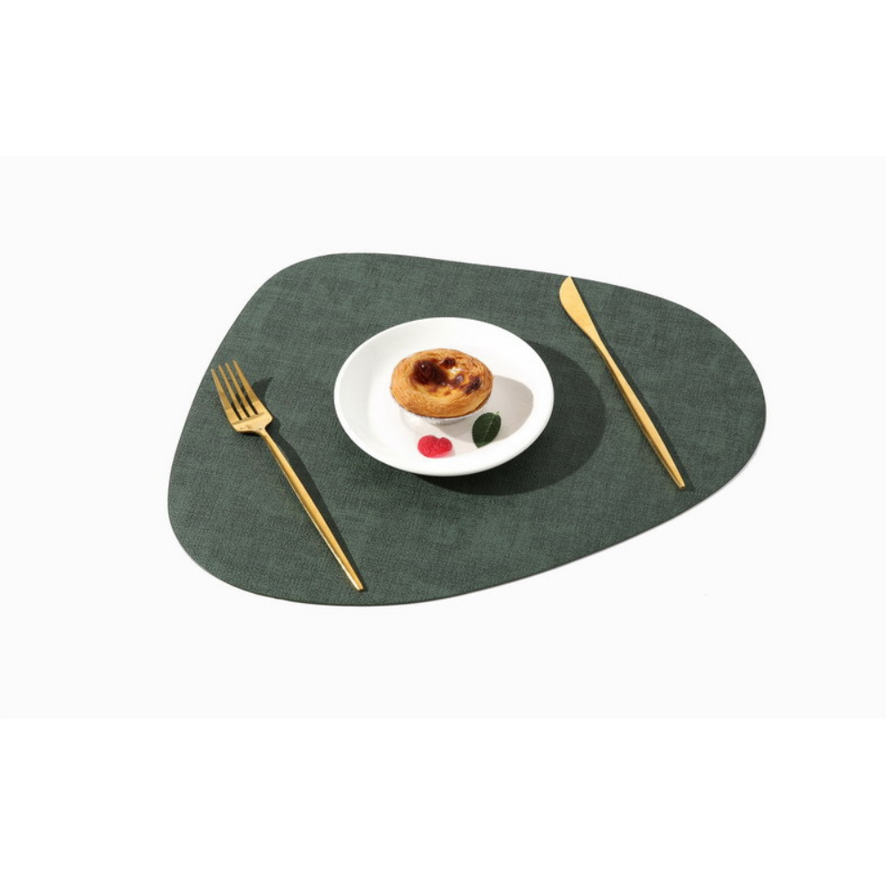 포유 PVC 린넨 조약돌 가죽 방수 식탁 미끄럼방지 테이블매트 1,900원