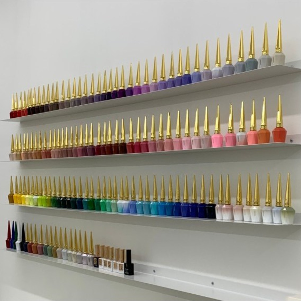 선반킹 네일선반 L자형 네일진열장 벽선반 네일진열대, 화이트 18,800원