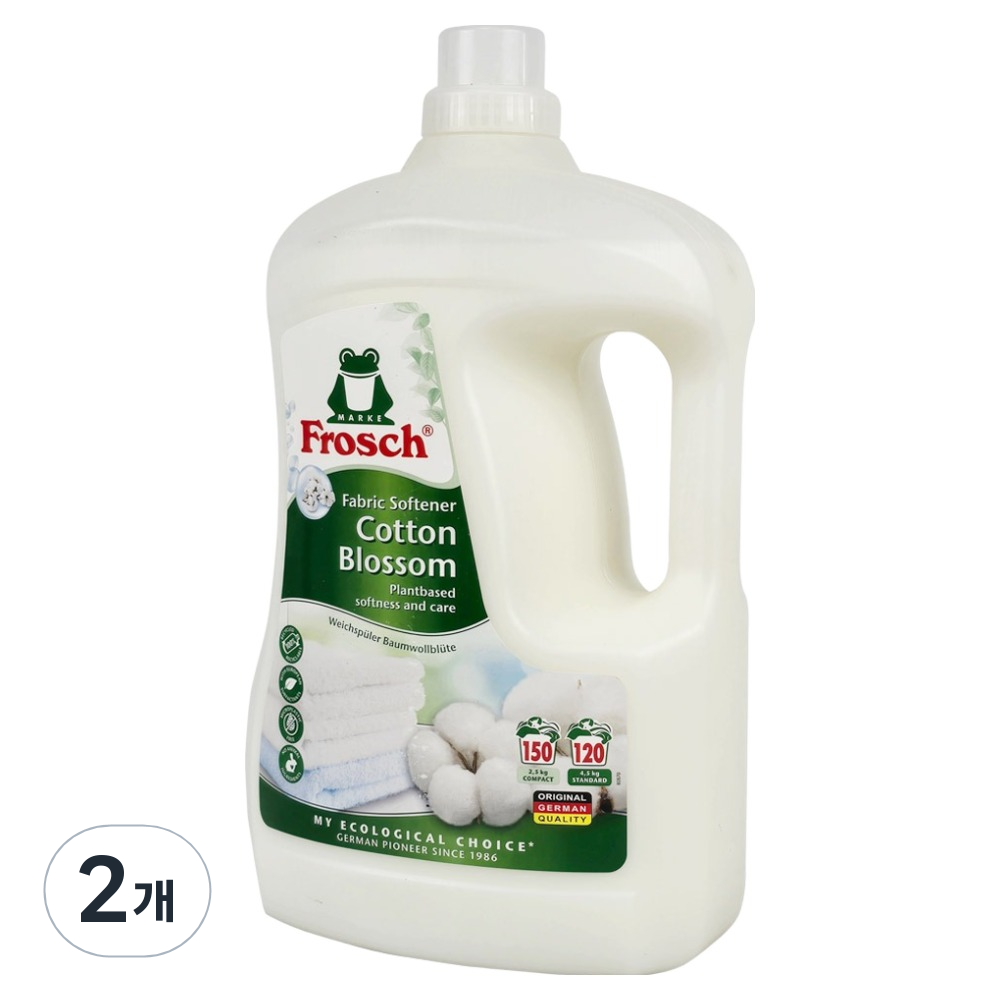프로쉬 섬유유연제 코튼 블라썸 본품, 2개, 3L 31,550원