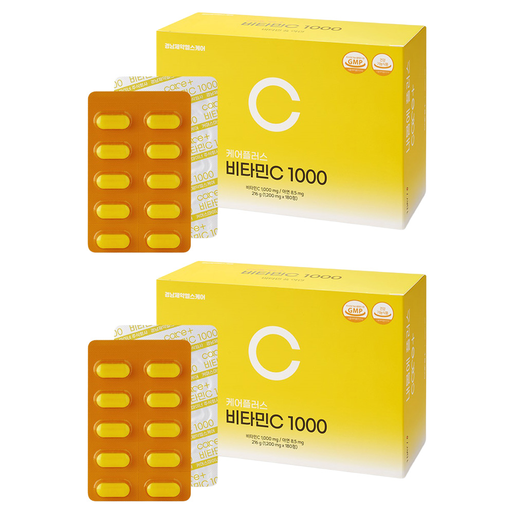 경남제약헬스케어 케어플러스 비타민C 1000, 180정, 2개 28,830원