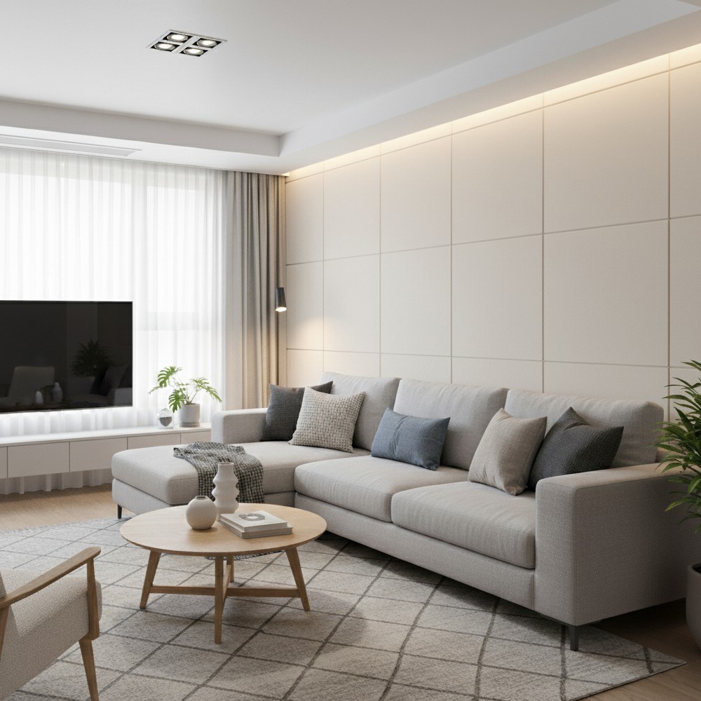 비앤비 폴리에스터 흡음 단열 벽 패널 비방염 아트보드 600x600 9mm, 연베이지, 30개 105,000원