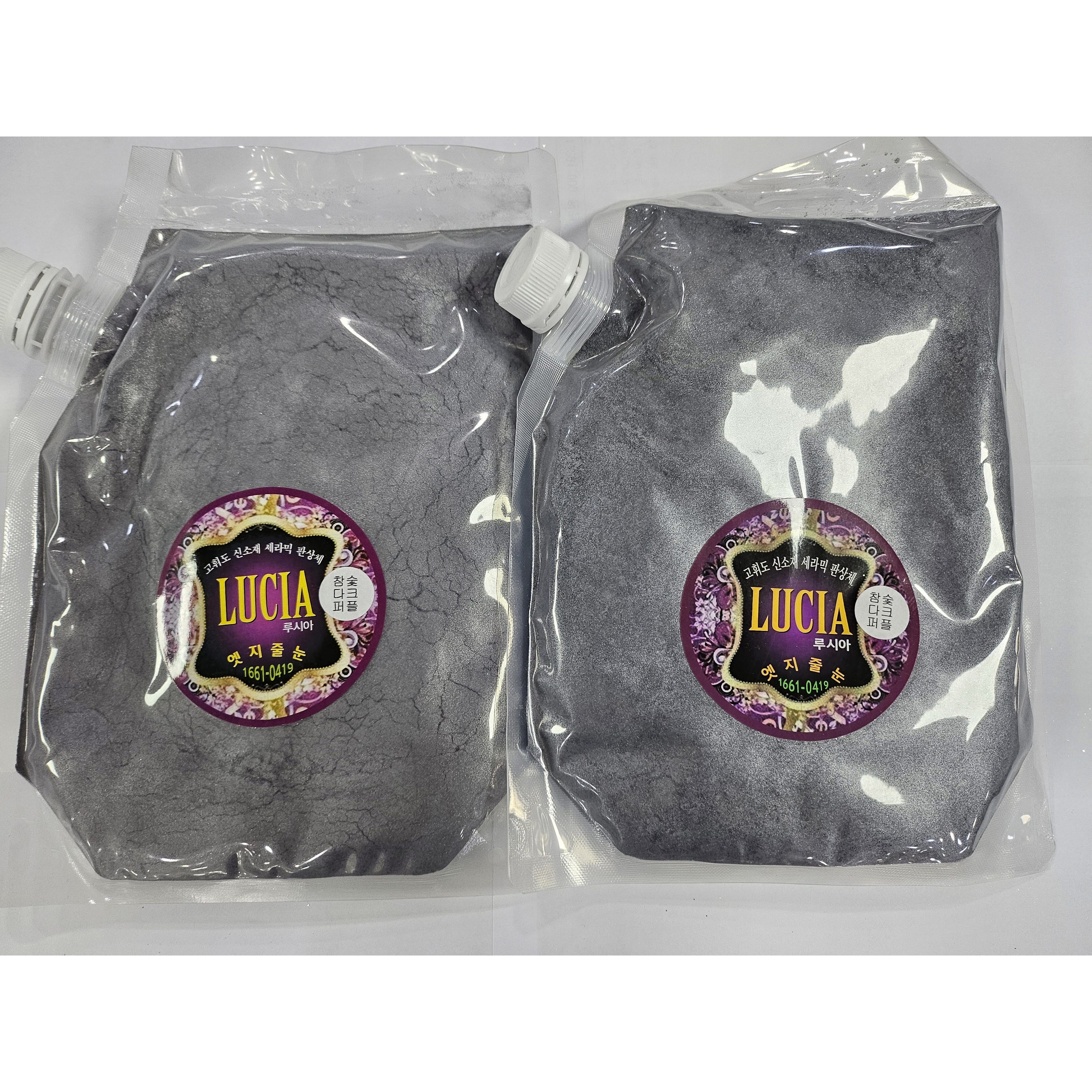 엣지줄눈- 루시아 줄눈안료 참숯 다크퍼플 1kg  특허증 고휘도 신소재 세라믹판상체 글리터 83,000원